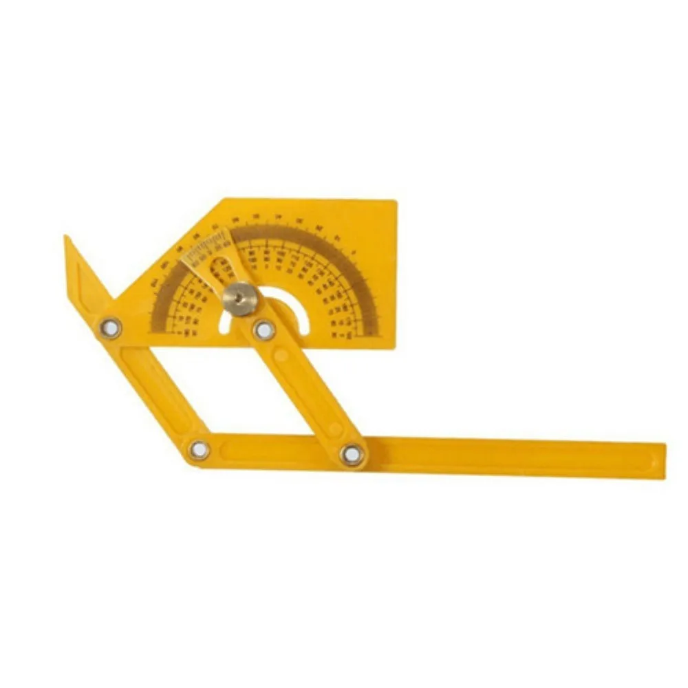 

High Precise Protractor Angle Finder Woodworking Inner Outer Angle Measuring Tool 0 to 180 Degrees Measure Arm Ruler Gauge