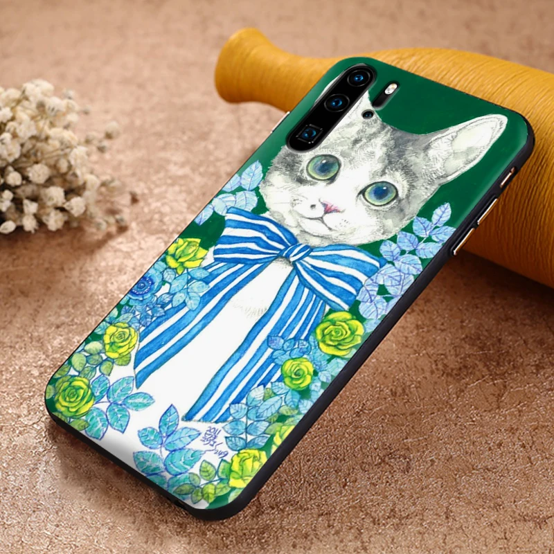 Cat для huawei Y6 Y7 Y9 Prime 2019 Коврики 10 20 Pro Nova2 3 4 Lite Nova 2i 3i 5i защитный корпус мобильных