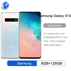 samsung s10 g973f eu version g973u us original mobile phone snapdragon 855 octa core 6 1 16mp12mp 8gb ram 128gb rom nfc free global shipping