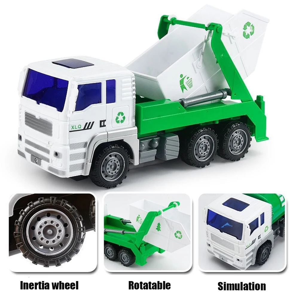 Large Car Toy Garbage Truck City Giant Firefighter Trucks Set Large Children Toys for Boys Engineering Vehicle Educational Gift images - 6
