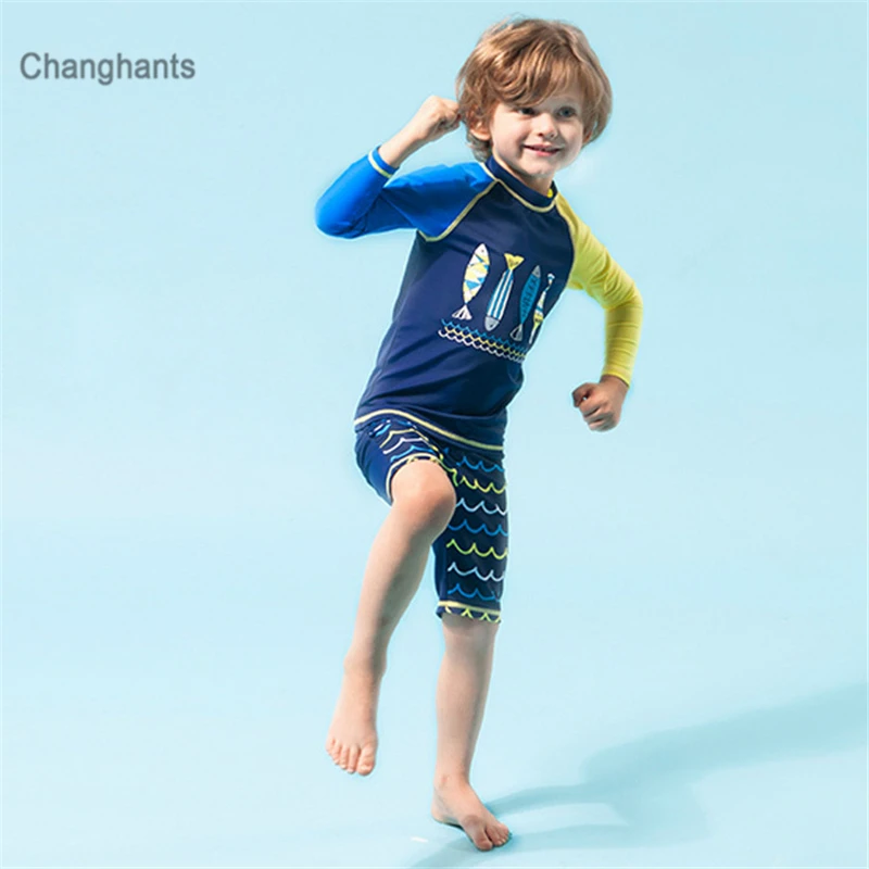 От 2 до 10 лет Одежда для мальчиков с длинным рукавом сыпь гвардии Двойка малышек