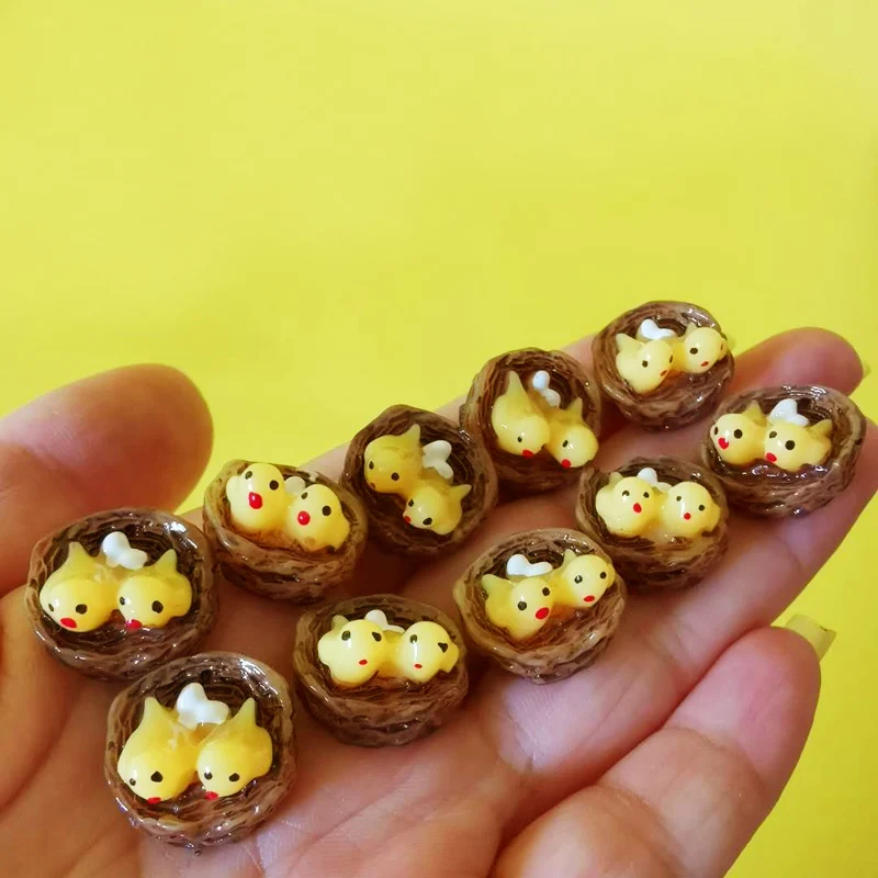 10 шт. голубь Попугай/маленькая птичка/миниатюры для кукольного