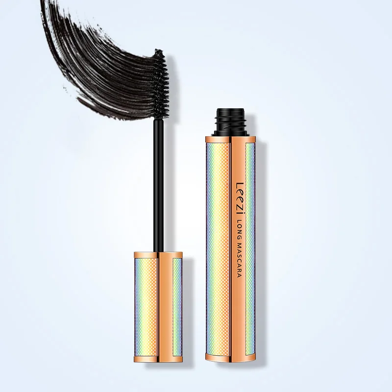 Новая тушь для ресниц из шелкового волокна 4d Водостойкая от LEEZI модная черная в