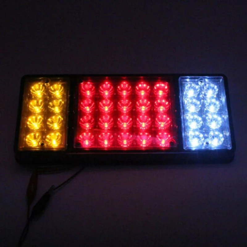 

Rectangle Tail Light Removable For Caravan Car 36 LED Waterproof 12V DC