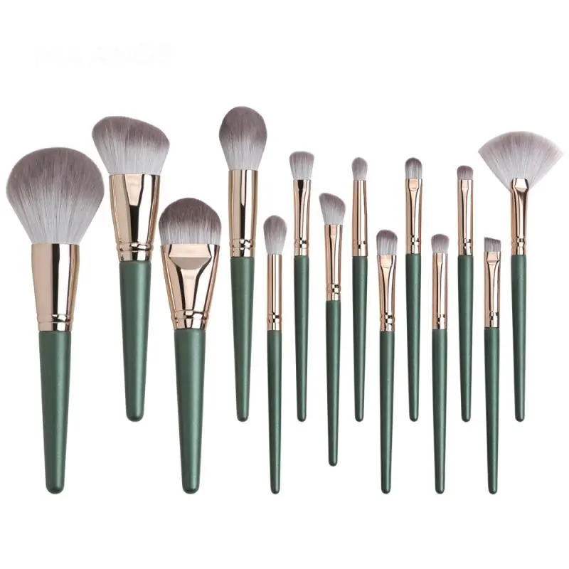 

14 PCS Makeup Brush Foundation Brush Powder Brush Eyeshadow Brush Professional Skin-friendly Makeup Tools Set With Brush Bag
