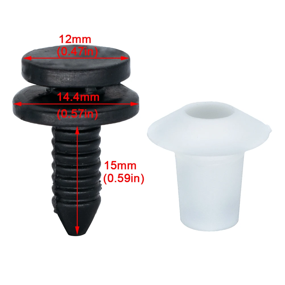 20 шт. автомобильные зажимы отделки дверной панели крепежи для салона VW Passat B5