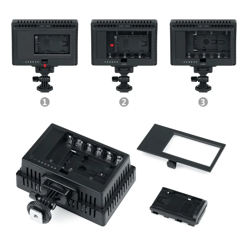 160 светодиодный портативный видеокамера светильник видео для DSLR камеры