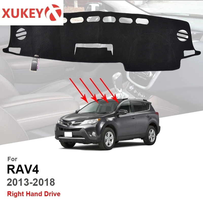 Xukey для Toyota RAV4 rav4 Авангард 2013 2018 XA40 приборной панели крышки тире крышка коврик 2014