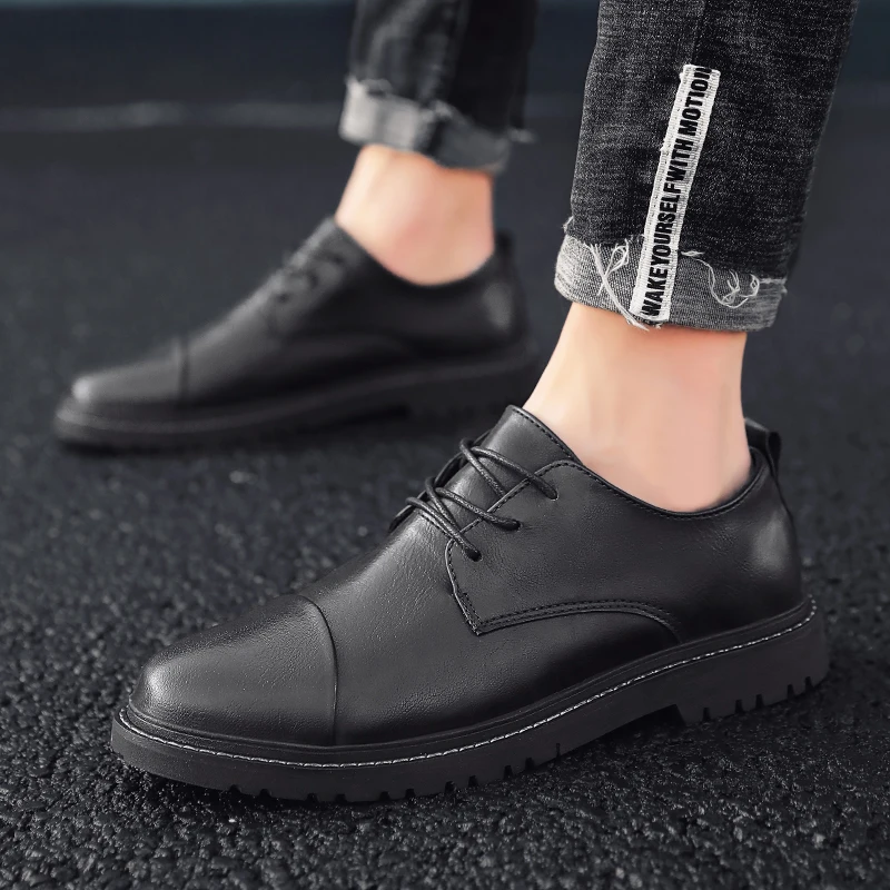 Брендовая мужская обувь Новинка весна-осень 2019 простая модная трендовая