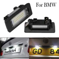 2 pcs car number license plate lights for bmw e39 e60 e61 e82 e90 e91 e92 e93 x5 x6 lamps bulbs assembly canbus auto accessories