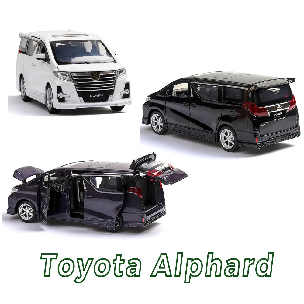 Модель автомобиля Toyota Alphard MPV высокой симметричности 1:32 модель 4 из сплава