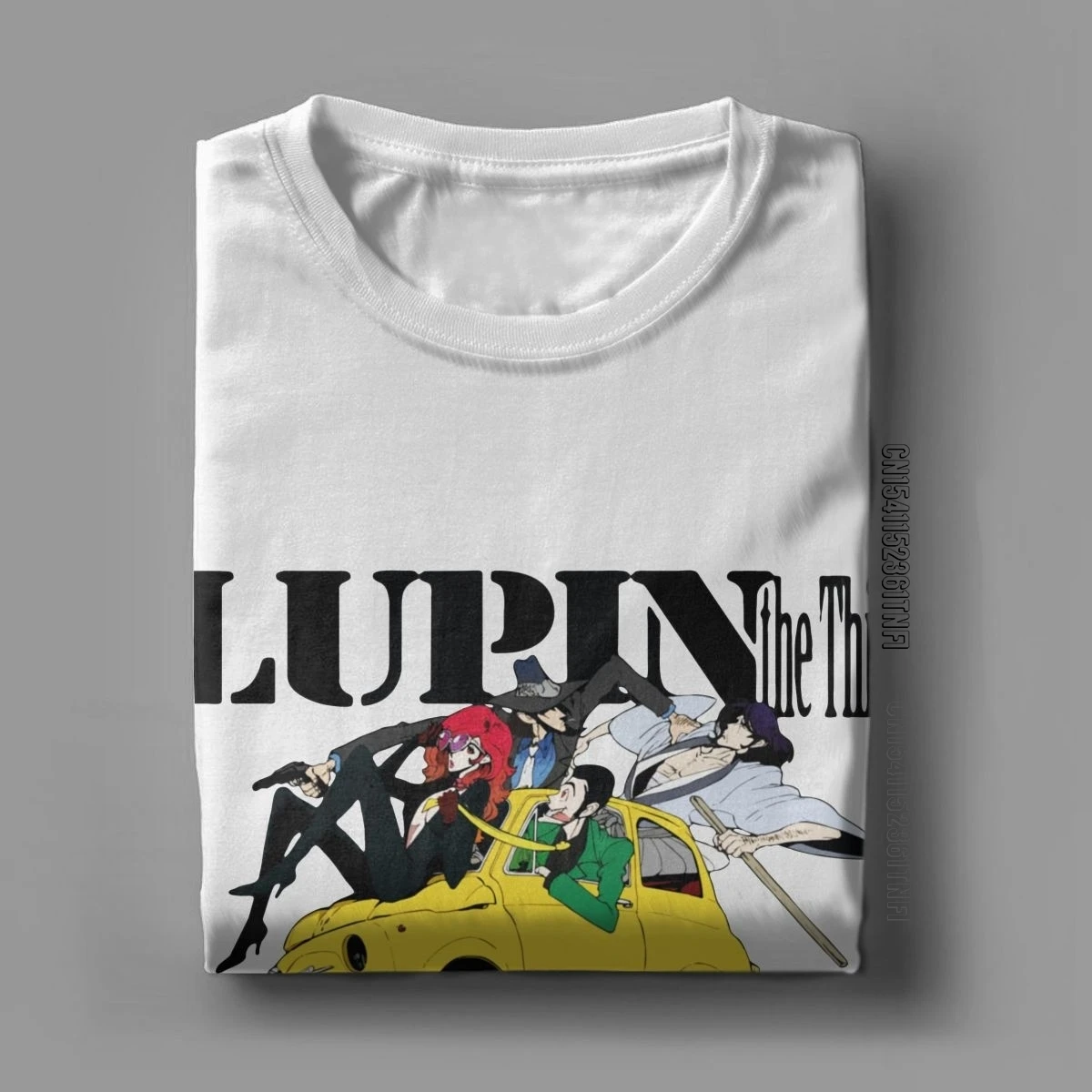 Повседневная футболка Lupin III с принтом семьи обезьянок мужские хлопковые