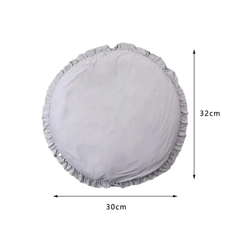 

Fashion Ruched Baby Crawling Mat Round Soft Baby Rugs Infant Padded Floor Toddler Mats Newborn Crawling Room D8A5