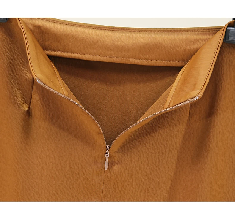 

Summer Silk Mini Skirts Womens Korean England Style Satin Office Lady Simple Solid Elegant Faldas Mujer Moda Mini Skirts Womens