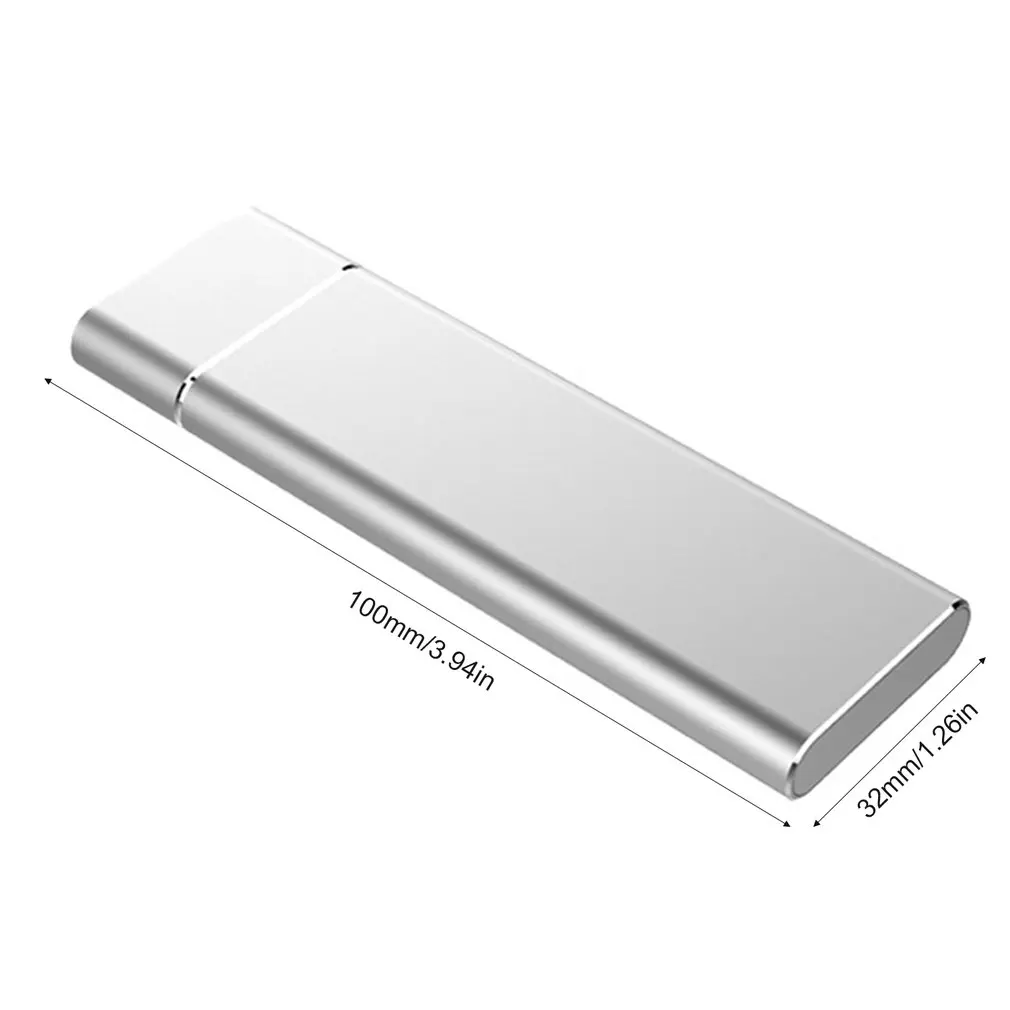 

M.2 NGFF To USB3.1 Mobile Hard Drive Box M2 SSD Type C Solid State Drive Ultra-thin External Hard Drive