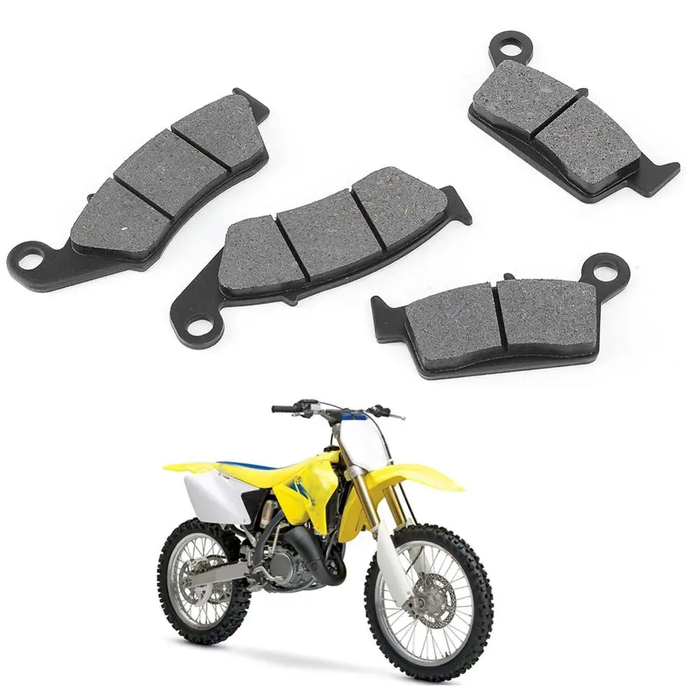 4 шт. передние и задние тормозные колодки для мотоцикла железная универсальная