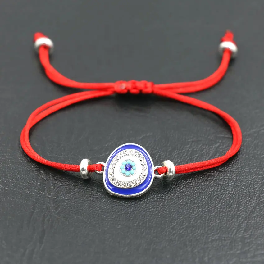 Браслет с кубическим цирконием от сглаза для мужчин и женщин модный браслет