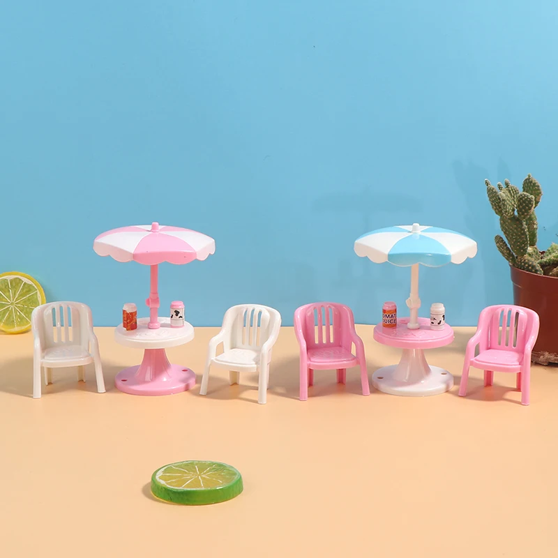 1 Set 1/12 Scale Plastic Beach Chair Kit for Dollhouse Miniature Furniture Deck Doll Kids Girls Toy Gift | Игрушки и хобби