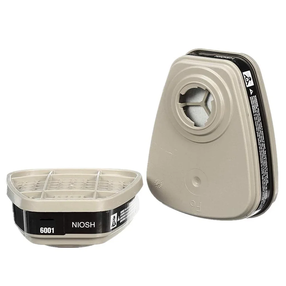 

6502QL Rugged Comfort Quick Latch Half Facepiece Reusable Mask Respirator Gases Vapors Dust Medium 7-in-1 Set