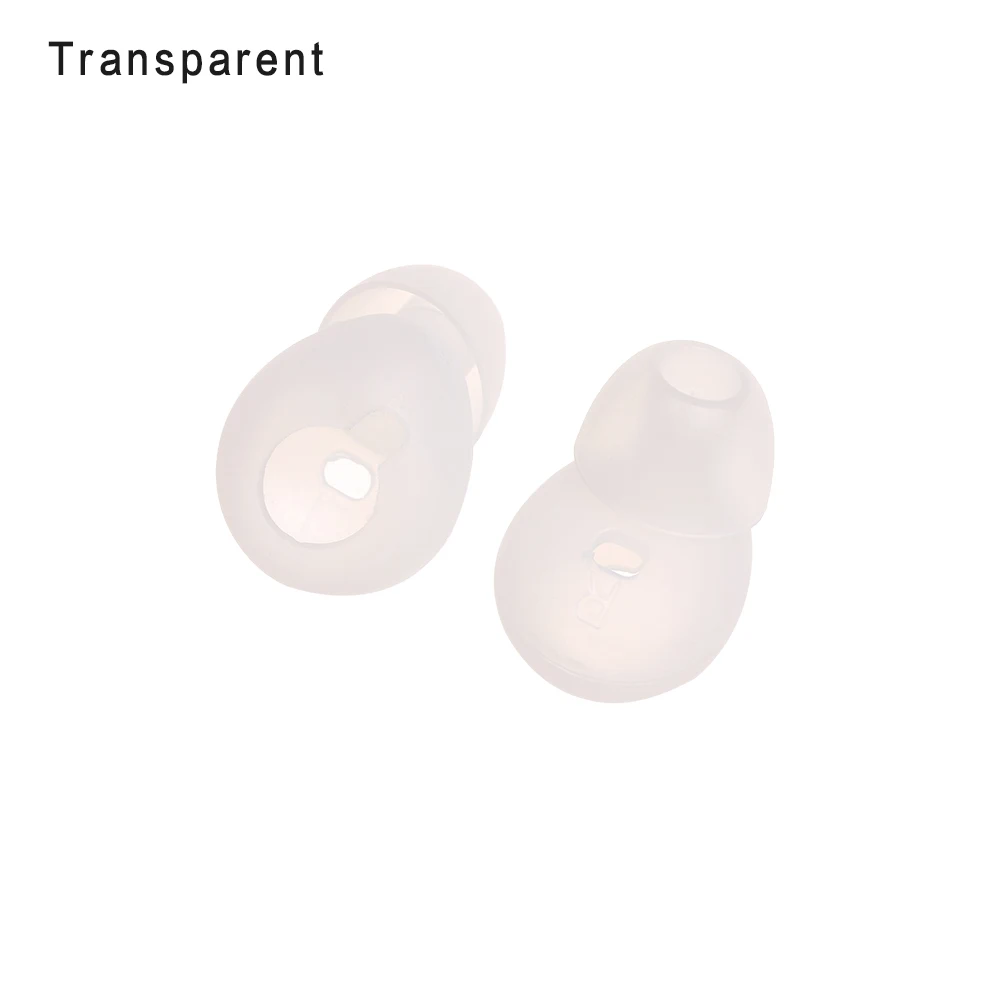 transparent 1 пара силиконовых сменные насадки для наушников, накладки для ушных вкладышей, bluetooth-наушники, ушные вкладыши, защитный рукав для samsung gear Circle - Цвет: transparent