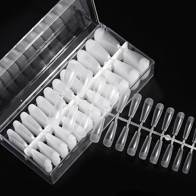 

Fake Nail Press on Coffin Fake Nail /Natural/white False Coffin Nails Traceless and Ultrathin Fake Nails 540pcs