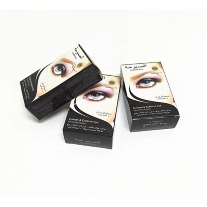 Ресницы бровей триммер для бороды усы волос краска паста оттенок комплект