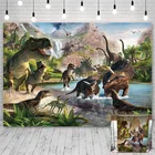 Виниловые фоны Avezano для фотосъемки с изображением динозавра для новорожденных, вечеринки на день рождения, детского праздника, фоны для фотостудии, обои для фотосессии