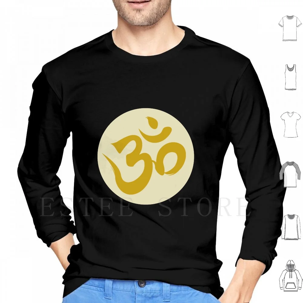 

Толстовка Om с длинным рукавом, религия Ом Аум, Hinduism, Харрисон