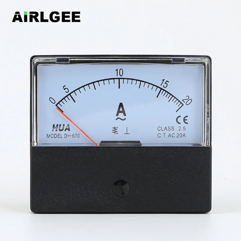 

AIRLGEE Аналоговый амперметр DH-670 20-200А