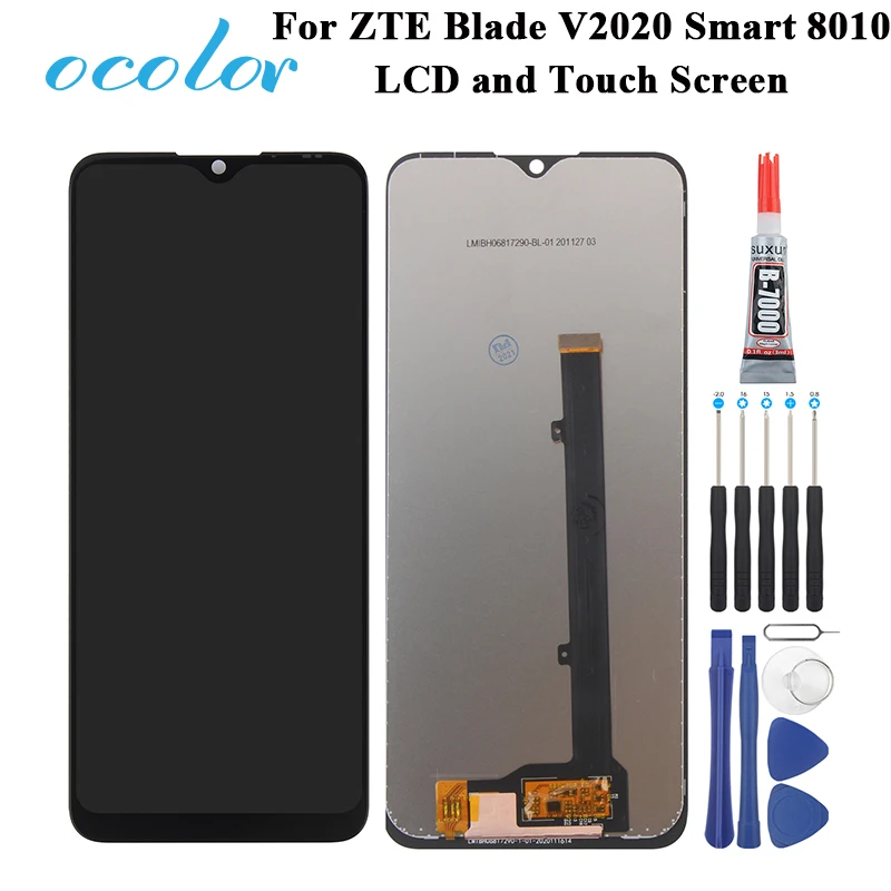 Ocolor для ЖК дисплея ZTE Blade V2020 Смарт 8010 дисплей Дисплей и кодирующий