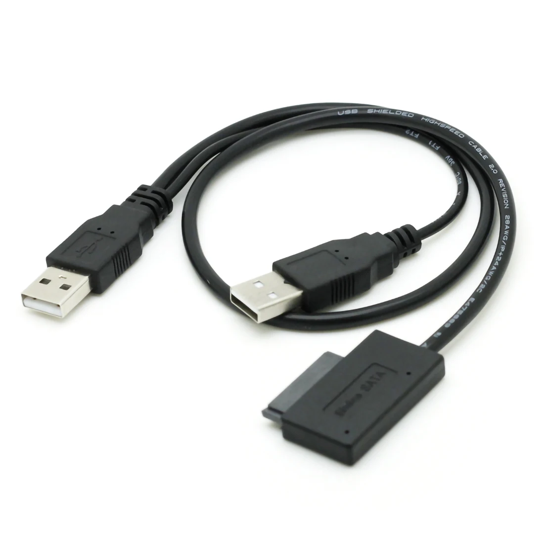 USB 2 0 на 7 + 6P 13 контактный тонкий кабель SATA внешний шнур питания для