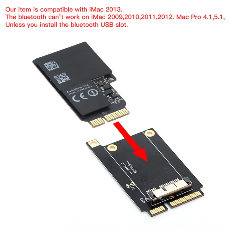 Беспроводной адаптер BCM94360CD Для iMAC 2 4 ГГц/телефон Wi Fi 1300 Мбит/с 802.11ac Bluetooth 0|Сетевые