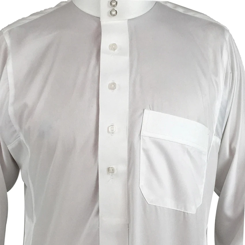 Белый исламский арабский дизайн мужская одежда Jubba Thobe Daffah мужские мусульманские