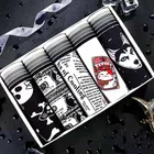 Трусы-боксеры мужские 4 шт., дышащие удобные трусы с мультяшным принтом, размеры L-2XL