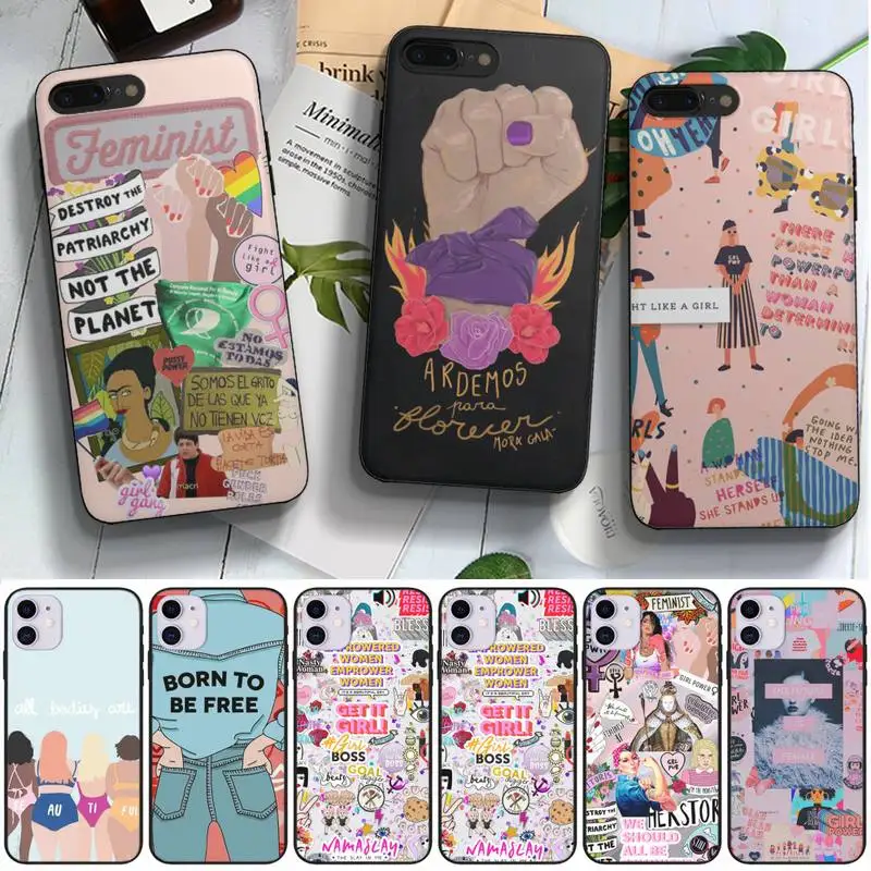 

Feminist Feminism Phone Case For Samsung S10 S20 Fe Lite S21 S30 ULTRA Plus 5G Fundas Shell Cover