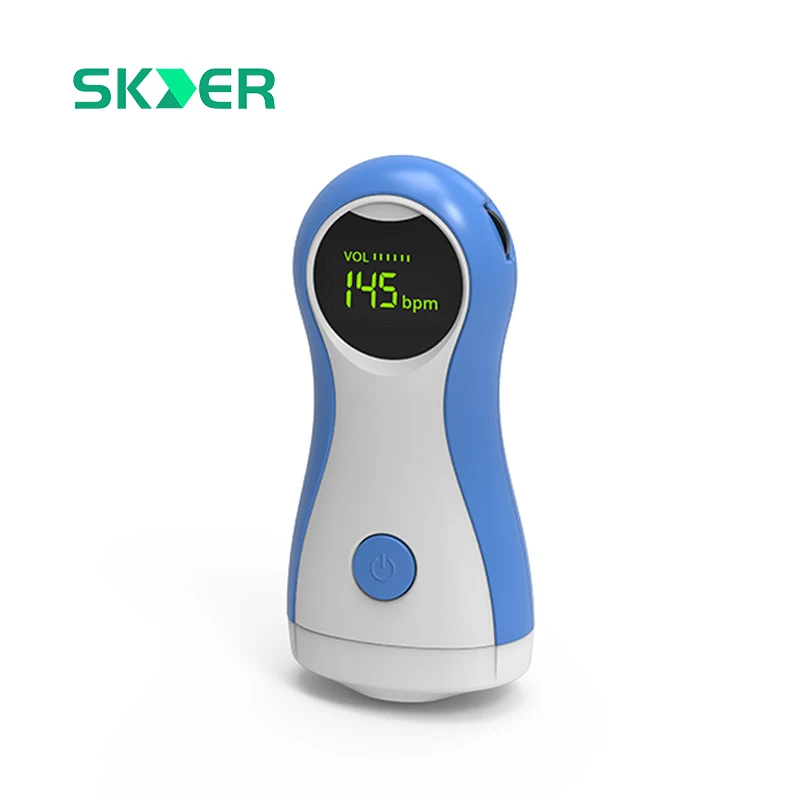 

No Radiation Ultrasound Fetal Doppler Detector Baby Heartbeat Pregnant Pregnancy Heart Rate Monitor Pocket 2.0MHz Home Portable