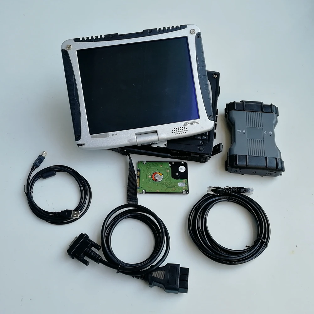 Полный набор MB Star C6 SD c6 X-entry DOIP используемый ноутбук CF19 OBD2 Диагностический
