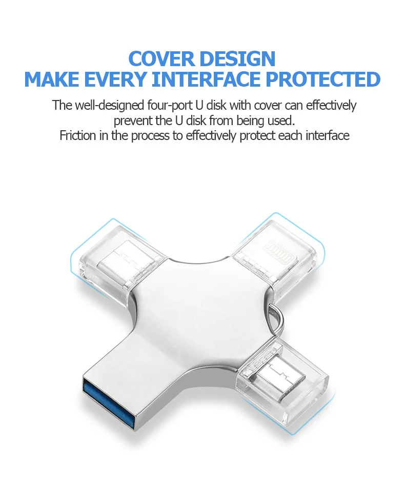 IPhone USB флэш-накопитель 3,0 16 ГБ 32 ГБ Флешка 64 Гб USB накопитель 128 ГБ 256 ГБ HD флэш-память USB флешка для iPhone Android PC type C