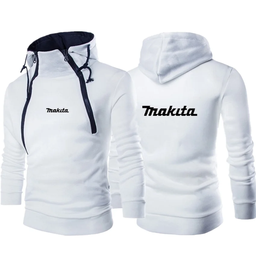 

MAKITA 2021Autumn winterMen's Jacket Hoodie Coat Casual Zipper Sweatshirt Men's Sportswear Fashion Comfortable Men's Out DG-34