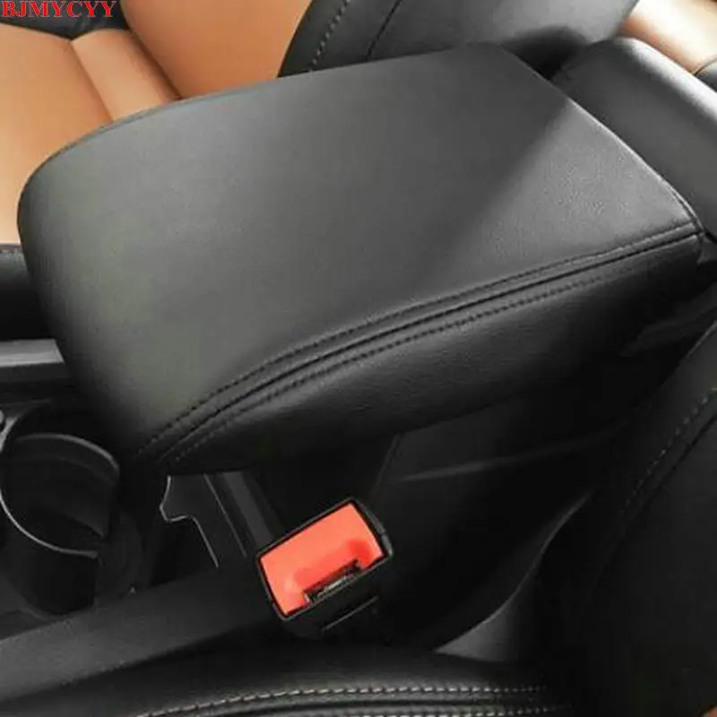 Подлокотник BJMYCYY из искусственной кожи для VW Volkswagen Golf 7 MK7 2013 2017|Наклейки на
