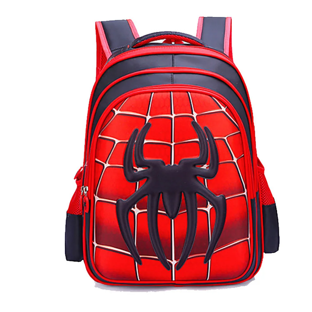 

Детский школьный портфель Disney Captain America, рюкзак для начальной школы для мальчиков 6-12 лет, с рисунком Человека-паука для детского сада 5 лет