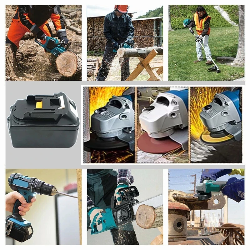 

Suitable FOR Makita 18V Lithium Battery BL1830 B 1840 1850 Hand Electric Drill Wrench Power Tool