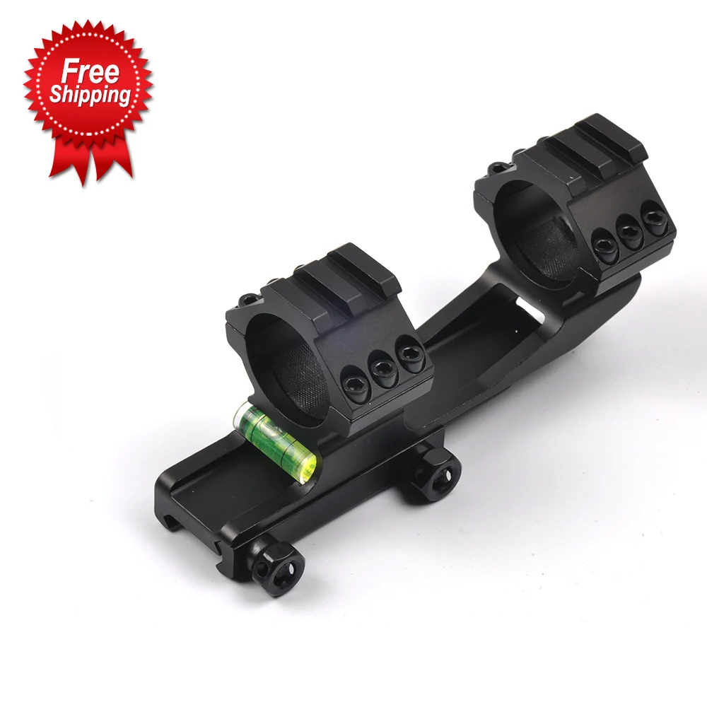 Тактический винтовочный прицел 30 мм крепление кольцевое с пузырьковым уровнем