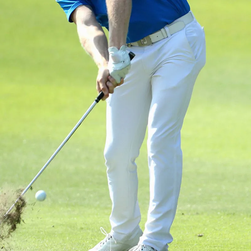 

Men Golf Clothing Long Pants Breathable Summer Quick-drying Pants Elastic Waist Slim Soft ZJ55