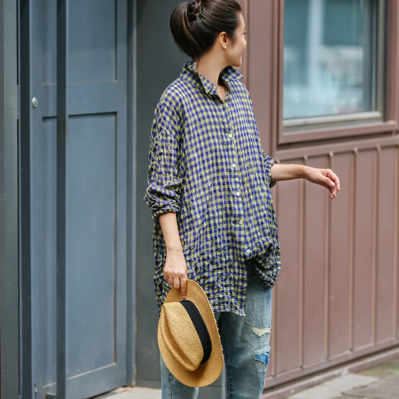 Женская рубашка с длинным рукавом MICOCO C9021 | одежда