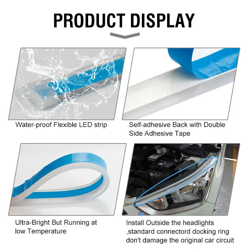 

Lamp Signal Light Strip Bulb Sequential LED IP68 Waterproof Replacement