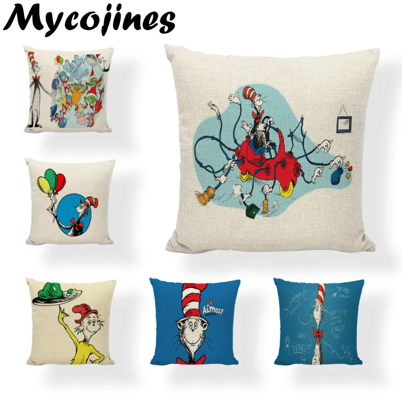 Креативная наволочка доктор сеусс для рыбалки с воздушным шаром на день рождения