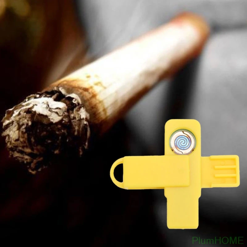 

USB Electric Travel Ccigarette Lighter Windproof Lighters Smoking Accessories