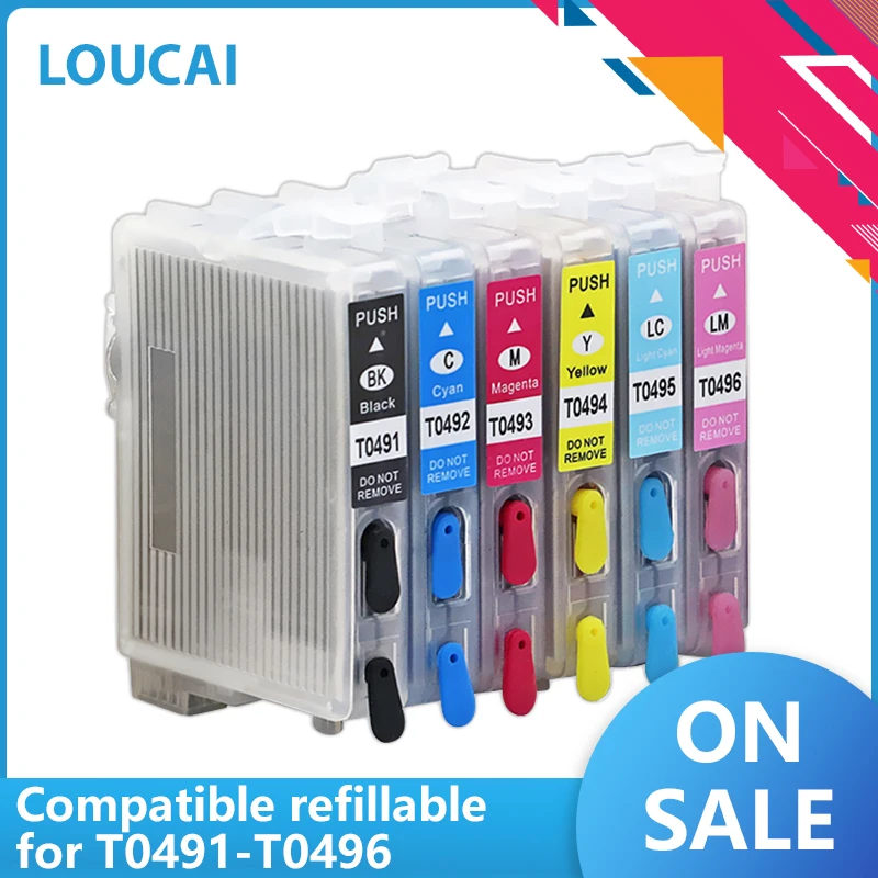 Картриджи T0491 для принтеров Epson Stylus Photo R210 R230 R310 R350 RX510 RX630 RX650 | Компьютеры и офис