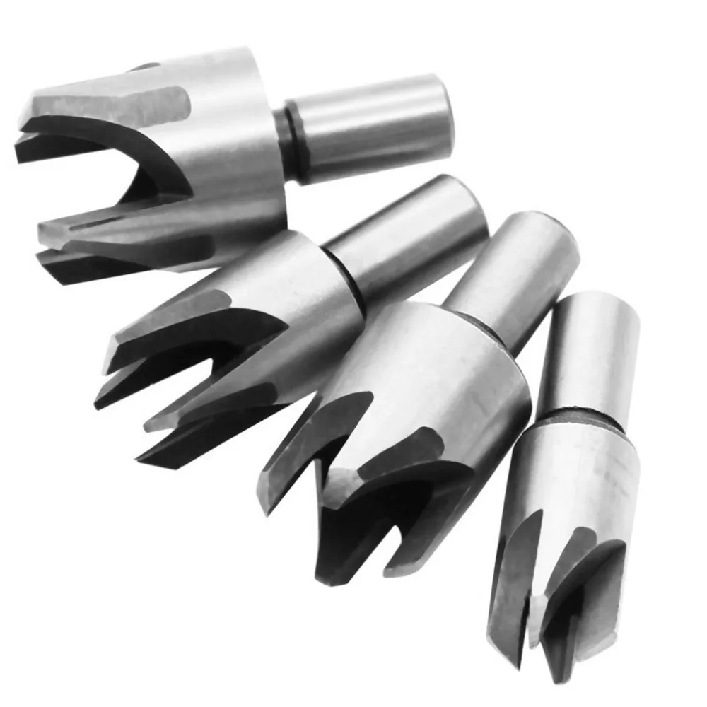 

8pcs/Set Matching Plug Cutter HSS+Carbon Steel Countersink Woodworking